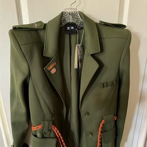 Ivy Park Army style longline blazer